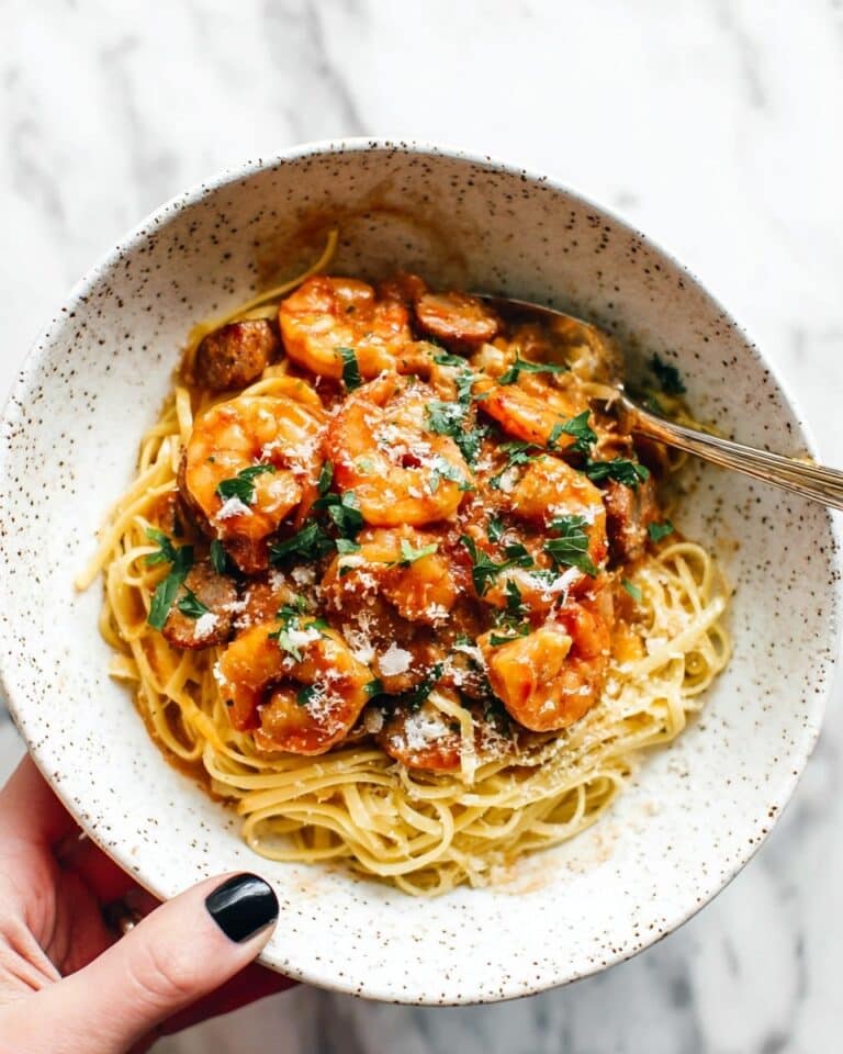 Garlic Butter Capellini Pomodoro with Shrimp Recipe