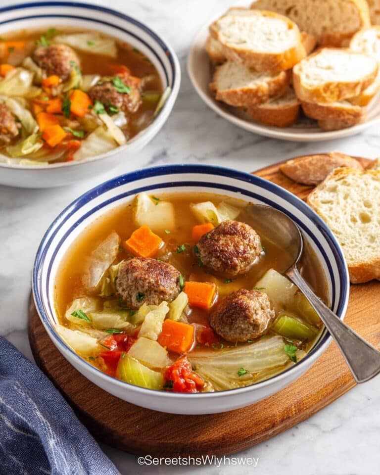 Cabbage Meatball Soup Recipe