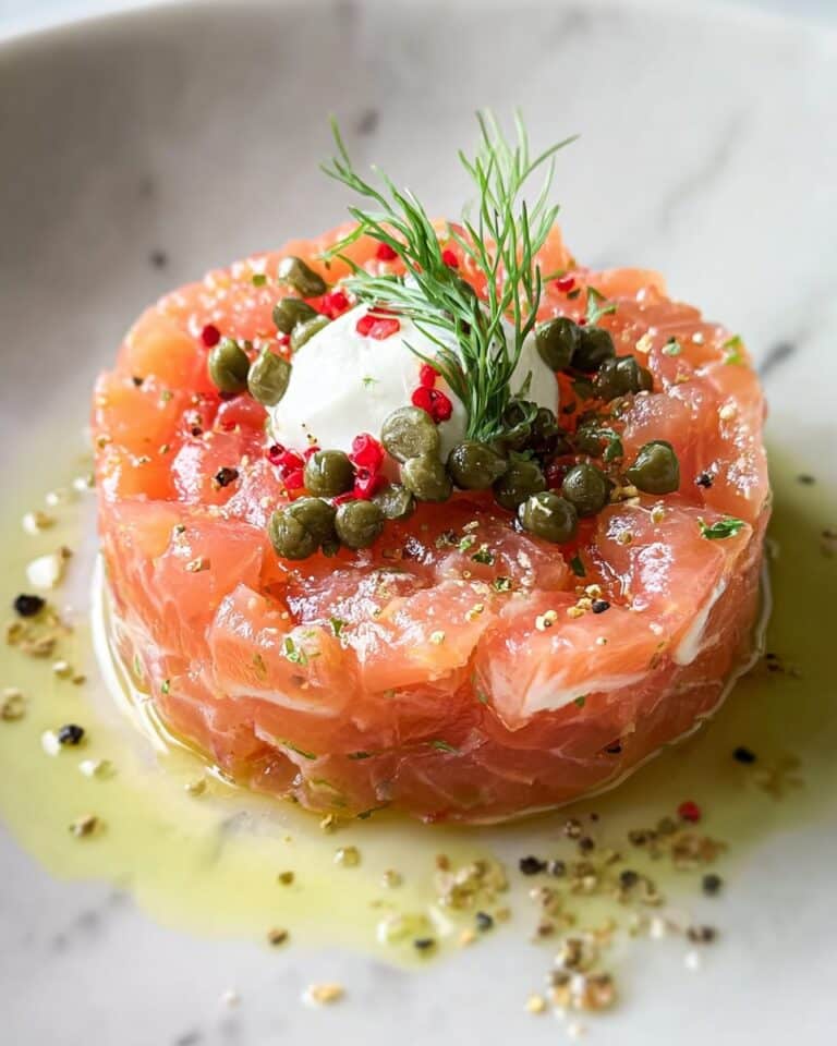 Gin and Tonic Salmon Tartare Recipe