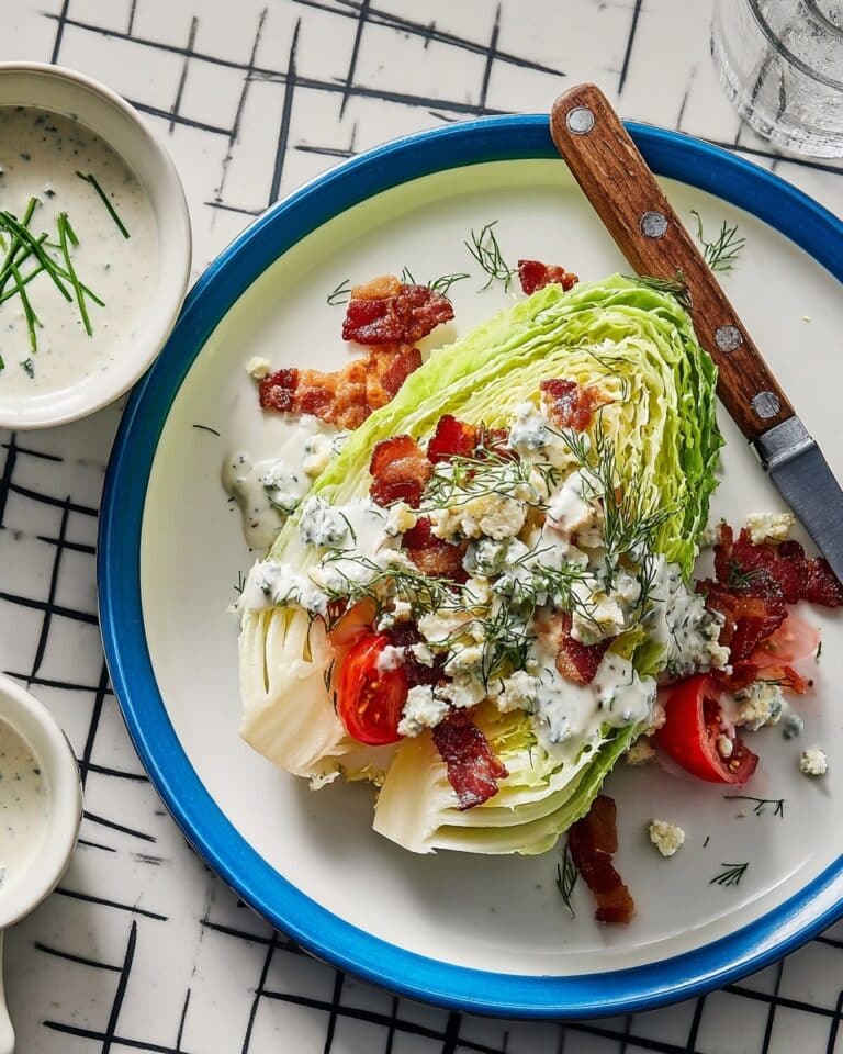 Garlic Herb Wedge Salad Recipe