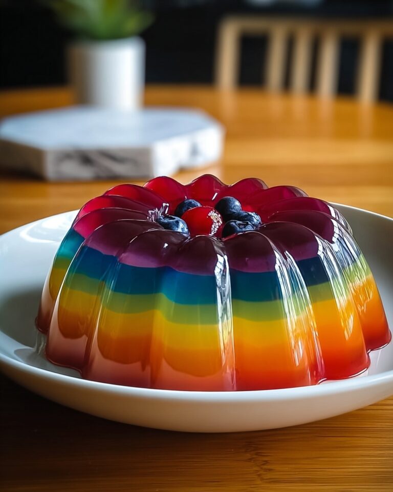 Colorful Rainbow Jello for Parties Recipe