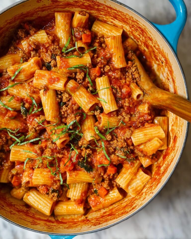 Rigatoni Bolognese Recipe