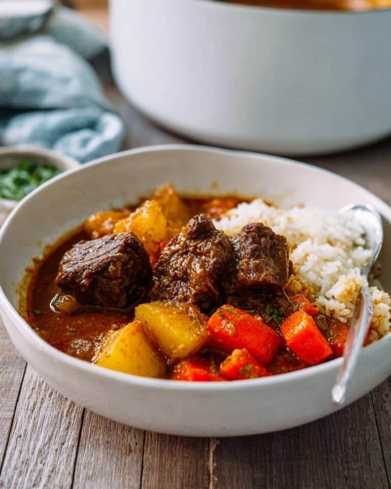 Mechado (Filipino Beef Stew) with Potatoes and Carrots Recipe