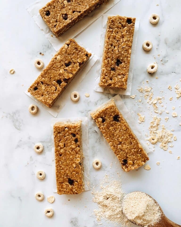 Low Fat Peanut Butter Protein Cereal Bars Recipe