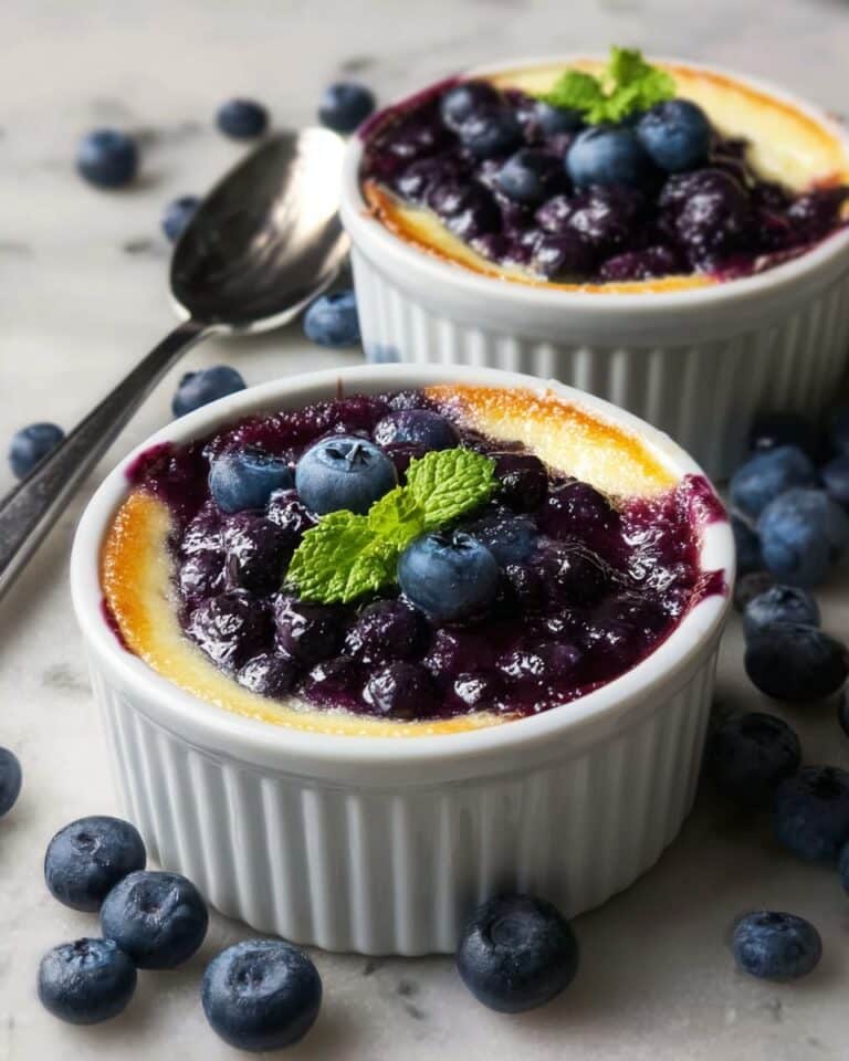 Baked Blueberry Cottage Cheese Bowls Recipe