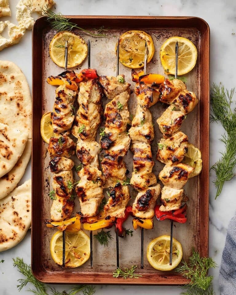 Greek Chicken Kabobs Recipe